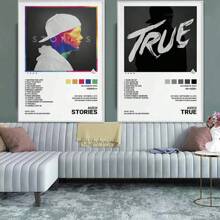 1 szt. Pop Stories Music Album Cover Plakaty Klasyka Piosenkarz Avicii Zdjęcia Do Pokoju Bar Malarstwo Na Płótnie Wydrukuj Sztukę Dekoracja Ścienna Do Domu Prezenty Płótno Dekoracja Ścienna Płótno Plakat Mural Nadaje Się Do Sypialni, Sztuki Muralowej Biuro I Dekoracja Salonu