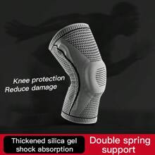 1 PCS Patellar Medial Support Sturdy Meniscus Silicone Compression Protection Sports Knee Pads Basketball Running Knee Pads - AB066-bU - View 2