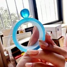 1 Stück Kristallbandball, klebrige Stresslinderungskugel, transparenter Zug-Klebebandkleber DIY Schreibwaren für Studenten, Rückkehr zur Schule