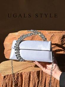 Bolso de embrague de acrílico con aplicaciones de pedrería para mujer, estilo de noche, perfecto para fiestas, bodas, cenas/banquetes, que combina con vestidos de novia, vestidos de gala, vestidos de baile de graduación, vestidos de cumpleaños y vestidos de fiesta para mujer