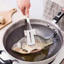 1pc Stainless Steel Baking & Grilling Tongs, Ideal For Barbecue, Cooking, Pizza, Steak