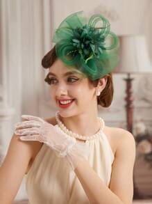 Fascinator Hats For Women 20s 50s Vintage Pillbox Hat Kentucky Derby Fascinators Flower Veil Wedding Tea Party Hat