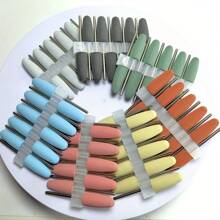 10-Piece Set, High-Quality Rubber Silicone Nail Drill Bit, Professional Nail Polishing Tools, Durable Nail Care Accessories, Fragrance-Free - Multicolor - View 3
