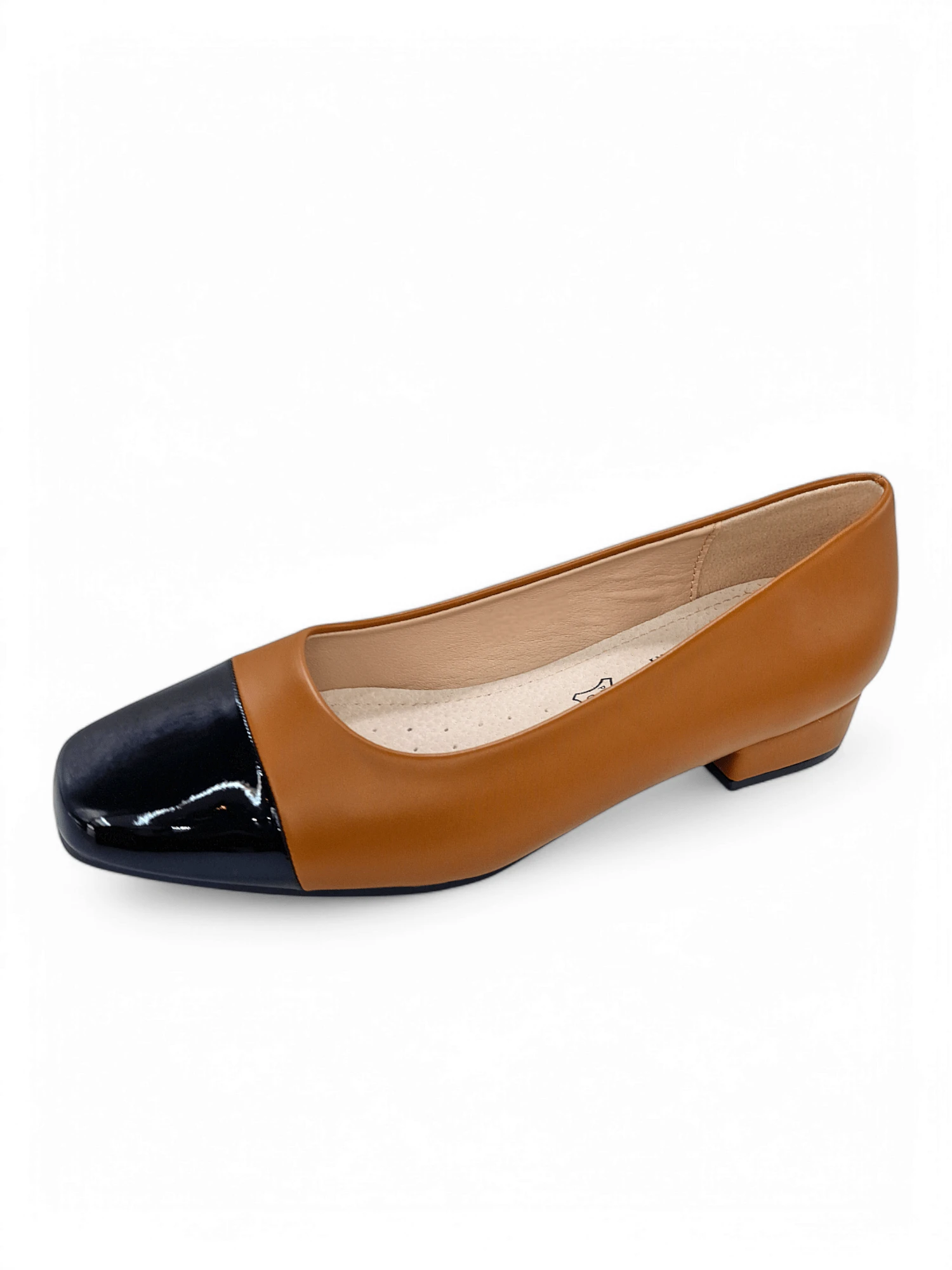 Comfortable Casual Low Heels For Office Ladies Stylish High Heels - Camel - View 1
