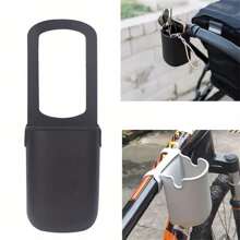 1 Soporte universal de silicona para taza para cochecitos, sillas de ruedas, scooters, bicicletas y bicicletas - Portavasos fácil de instalar para dispositivos de asistencia, capacidad multi-botella, material de silicona
