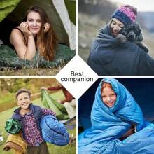 Camping Sleeping Bag Ultralight Waterproof 4 Season Warm Envelope Backpacking Sleeping Bags Outdoor Traveling Hiking