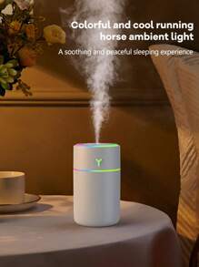 1套，230ml，自动定时喷雾带氛围灯，ABS材质空气加湿器（插入式），室内香薰扩散器，汽车空气清新剂，车载空气清新剂，卧室空气净化器 - 小型香薰加濕器 - 查看 6