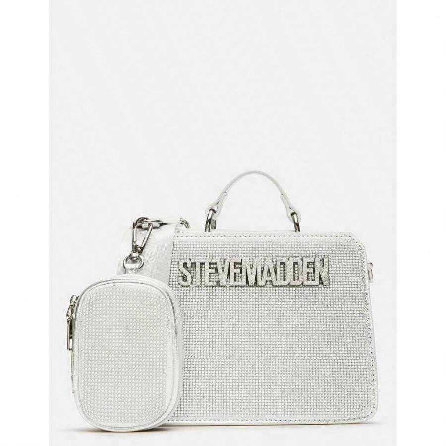 Steve Madden Evelyn Mini Bag Rhinestones - kim cương giả - Xem 1