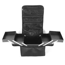 Extra Large Vanity Case Beauty Box Makeup Bag Jewelry Cosmetic Nail Storage Gift - Black - View 10