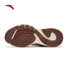 Anta Starlight I 男女通用厚底运动鞋，复古休闲鞋，厚底软底和毛绒衬里，适合冬季 - 沙暴灰/泥沙灰 -8 - 查看 5