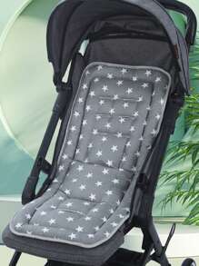 1pc Almofada de assento para carrinho de bebê, almofada espessa de absorção de choque para carrinho de bebê, cadeira alta, cadeira de balanço, berço, uso em todas as estações - Multicolorido - Ver 2