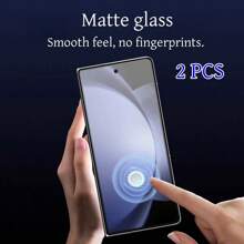 [2 en 1] 2 piezas de película protectora de vidrio. Pantalla completa HD. Compatible con Samsung Galaxy Zfold6se. Folfd6. Fold5. Fold4. Fold3. Fold2. Película para teléfono móvil. Película de pantalla completa. Fácil de instalar, alta definición y clara, sin burbujas. Protección de pantalla perfecta.