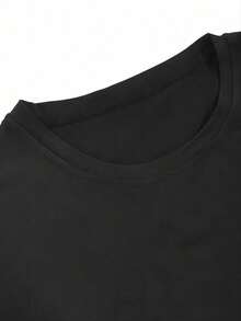 Everything Is Terrible Summer Rainbow And Clouds Design T-Shirt - Black - View 3