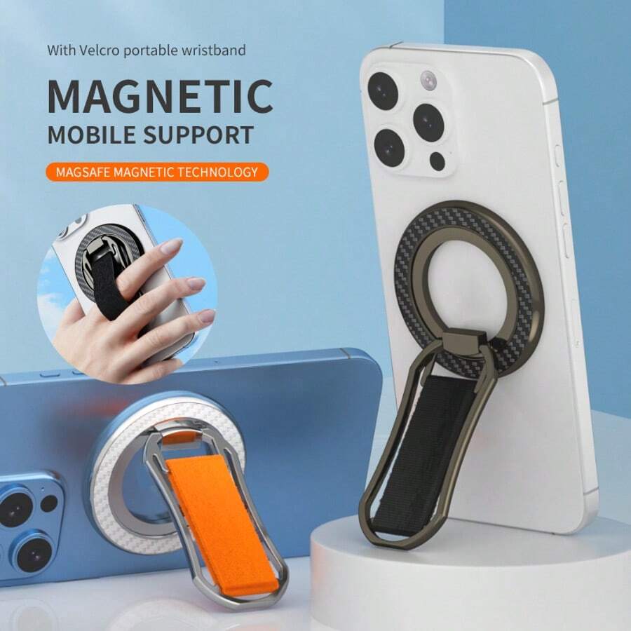 Supporto magnetico per telefono adatto per dispositivi MagSafe, Apple e Android