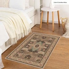 1 件水晶天鹅绒斑点地毯、门垫 - 防水、防滑、易于清洁、可机洗、柔软舒适的地毯，适用于入口、厨房、客厅、卧室、走廊、浴室、洗衣房 - 家居装饰