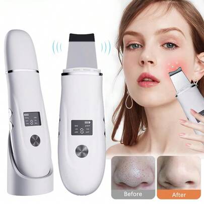 AXH Cepillo de limpieza facial ultrasónico, limpiador facial ultrasónico de poros profundos, limpiador facial ultrasónico para eliminar el acné