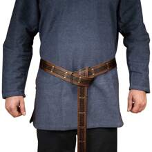 手工制作的中世纪凯尔特结压花腰带，骑士圆形皮带，适合 COSPLAY、舞台道具搭配