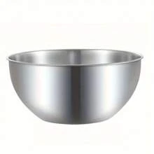 1 件不锈钢搅拌碗，3 种尺寸沙拉搅拌碗，厨房小工具，厨房配件 - 銀色 - 查看 9