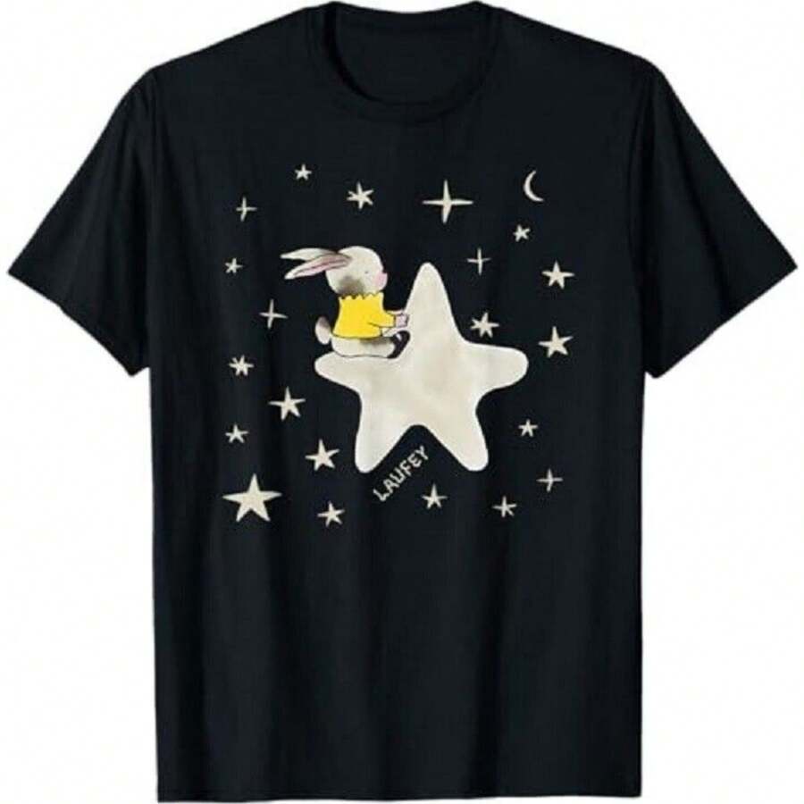 Celestial Laufey Bunny T-Shirt - White - View 1