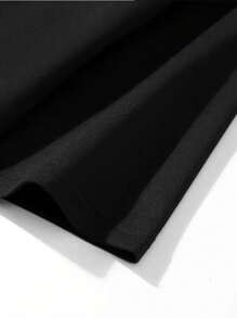 Dabbing Skeleton Water Polo Halloween Oversize Women T-Shirt Dance Meme For Women Swimmers (Large Sizes) - 黑色 - 查看 2