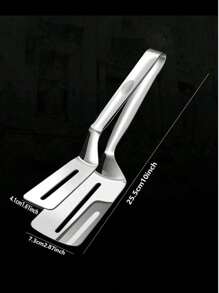 1 Piece Of Stainless Steel Multifunctional Steak And Barbecue Tongs, Fish Fry Spoon Clip, Bread Clip, Suitable For Camping Kitchen Tools