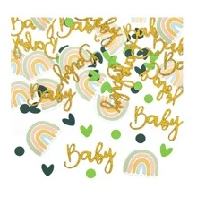 1 Set Of Baby Gender Reveal Party Table Confetti Decorations, Wholesale Paper Pieces For Baby Shower Desktop Decor