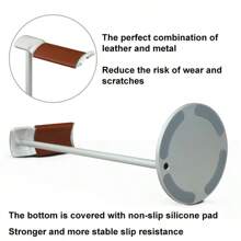 Curved Aluminum Headphone Stand Rack Sturdy Metal Gaming Headset Earphone Holder Hanger With Solid Base For Table Desk Display For Office, Dorm And Home Use