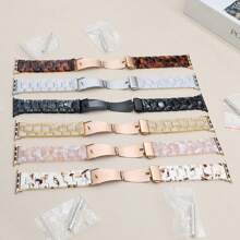 Candy Color Resin Strap For Apple Watch 46mm 41mm 45mm 38mm 42mm 44mm 40mm Macaron Replace Wrist Watchband Belt Smart Watch For Apple Watch Series Ultra 10 9 8 7 6 5 4 3 2 1 Band Accessories - Multicolor - View 7