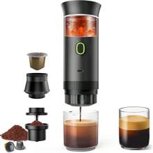 1pc Foldable Universal Coffee Machine Stand, Portable Espresso Machine Stand, Aluminum Alloy Material Easy To Carry, Suitable For Suitable For Hiking, Camping, Outdoor Coffee Back To School