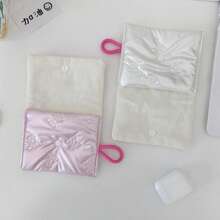 Bow Tie Zipper Coin Purse, Women's Sanitary Pad Storage Bag, Multi-Function Student Portable Storage Pouch - Multicolor - View 6