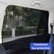 4 件装汽车窗帘，带磁性附件的汽车车窗遮阳帘，挡光汽车车窗罩 - 磁性侧窗遮阳帘保持凉爽，保护车辆和隐私 - 均碼 - 查看 7