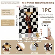 1 件，帆布挂画，带框装饰画，海报，墙面艺术，复古马提尼酒，酒吧推车艺术，酷炫公寓墙面艺术，鸡尾酒墙面艺术，复古客厅墙面装饰，折衷主义，宿舍装饰，时尚装饰画 - 彩色 - 查看 16