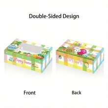 12pcs Set Easter Gift Boxes With Transparent Windows - Rabbit, Egg Patterns, "Happy Easter" And "Big Sis" Designs, Easter Celebration Paper Party Favor Boxes, Holiday Gift Boxes | Decorative Gift Boxes | Easter Themed Illustrations - Multicolor - View 9
