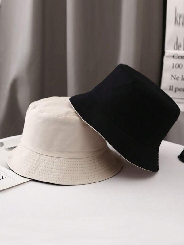 Wear On Both Sides Bucket Hat. Sunshade. Sunscreen