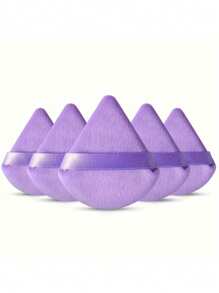 50pcs Triangular Velvet Makeup Powder Puff, Facial Powder Puff, Reusable Makeup Powder Puff, Facial And Eye Makeup Powder Puff,Makeup,Cheap,Room Decor,Vanity,Travel,Bedroom,Makeup Accessories,Puff,Makeup Blender,Powder Puff,Makeup Sponge,Cheap,Stocking Stuffers,Makeup,Makeup Tools,Cheap Stuff,Gifts,Gifts For Women,Christmas Gifts - Purple - View 11
