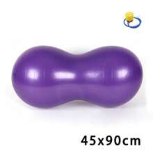 90*45cm Anti-Burst Peanut Yoga Ball For Home Exercise Fitness Equipment Sports Gym Yoga Pilates Trainning With Pump