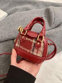 New Mini Handbag Shell Shape. Cute & Fashionable Compact Crossbody Bag. Versatile Evening Clutch. Accessory Pouch Case, Coin Purse, Small Mini Bag - A - View 17