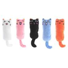 Juguete para mascotas con sonido de crujido, juguete de catnip, suministros para gatos, juguetes lindos para gatos, juguetes para gatitos, almohada de peluche para gatos, productos para mascotas gatos - Naranja - Ver 4