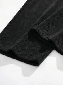 2pcs/Set Men Corduroy Straight Leg Casual Pants, Loose Fit Versatile Sweatpants For Spring Autumn - Multicolor - View 2