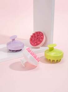 1pc Scalp Massage Shampoo Brush, Silicone Shampoo Brush Scalp Clean Soft Bath Comb Hair Tools