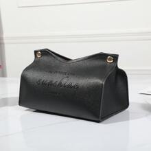 1 Peça Caixa De Lenços Acessórios De Cozinha À Prova D'Água, Caixa De Lenços Decorativos, Porta-Guardanapos Para Mesa, Caixa De Lenços De Banheiro