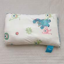 Disney 1pc Cartoon Design Pillow Cover With Pillow Insert, A. Knitted Cool-Feel Fabric, B. 3D Bubble Dot Design, Soft, Skin-Friendly, Comfortable, Suitable For Napping, Bedroom, Hotel, Sofa Decor, All Seasons