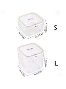 1 Stück multifunktionale staubdichte Desktop Make-up Kosmetik, Haaraccessoires Aufbewahrungsbox, Make-up Organizer, Desktop Mülleimer, praktisches Design