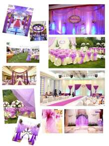 10pcs Voile Chair Back Decorative Ribbons, Organza Bowknot Chair Decorations, Suitable For Christmas, Halloween, Weddings, Parties, Outdoor Events, 18cm Wide, 275cm Long, DIY To Create Butterfly Shapes, Voile Sheer Fabric Chair Back Decorations For Festivals, Graduations, Party Backdrops, Gifts, Packaging