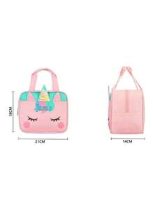 1 حقيبة غداء شخصية مزينة برسوم كرتونية وحيد القرن، حقيبة غداء معزولة بتصميم ديناصور لطيف للطلاب، حقيبة حرارية متعددة الوظائف مع حزام، حقيبة كتف محمولة للنزهات والتخييم والمطبخ، سعة كبيرة، متعددة الاستخدامات، ملونة، لطيفة، جميلة، بسيطة، مضحكة، كاواييي، من طراز Y2K، مثالية كهدايا للرجال والنساء والعائلة والأصدقاء والصديقات، مناسبة للأعياد والمناسبات والأنشطة الخارجية والسفر والعمل - متعدد الألوان - مشاهدة 4