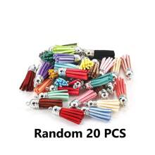 20/50 piezas Colgantes con borlas dorados y plateados, broches, accesorios para pendientes, llaveros, colgantes, borlas para manualidades y joyería DIY