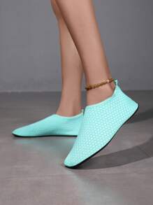 Women's White Water Shoes, Non-Slip Breathable Swim Shoes, Lightweight And Durable Wading Shoes For Swimming, Indoor Running, Surfing - Peacock Blue - View 4