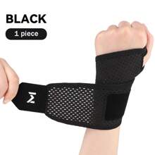 1 pezzo Polsiera regolabile, supporto per articolazioni con compressione, fascia da polso sportiva, confortevole e traspirante, accessori unisex taglia unica per palestra