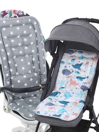 1st Baby Stroller Zitkussen, Dikke Schokabsorberende Pad Voor Baby Stroller, Kinderstoel, Schommelstoel, Wieg, Gebruik Alle Seizoenen
