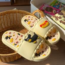 Nouvelles Mules Femme Printemps 2025, Sandales Plates pour l'Été, Mules Antidérapantes Mignonnes pour Intérieur/Extérieur, Port pour Fête/Réunion, Chaussures Plates Enfiler, Pantoufles de Maison pour Femmes